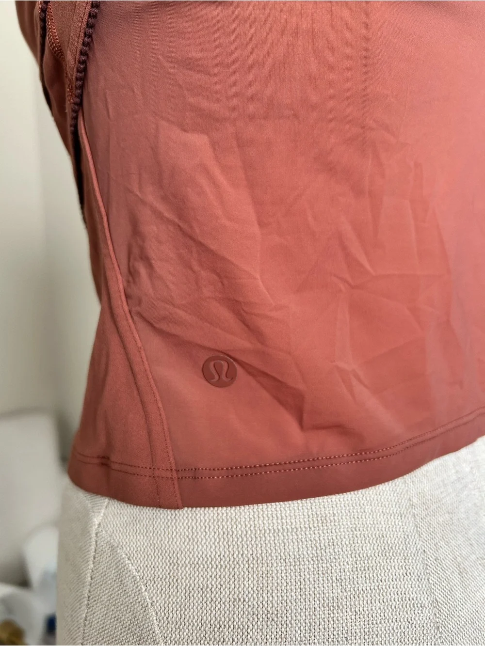 lululemon athletica Rust Square Neck Tank